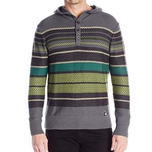 Dickies striped gray green hoodie sweater winter